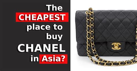 is chanel cheaper in malaysia|The Cheapest Place to Buy Chanel in Asia in 2024 – CloverSac.